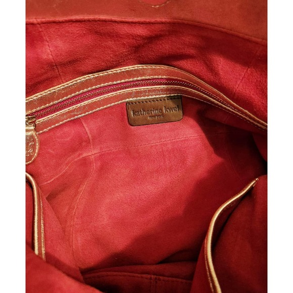 Katherine Kwei Eternity Knot Fringe Snakeskin Silver Handbag - Picture 9 of 12